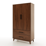 Wooden Armoire With Drawers 2 small