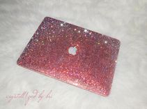13" Mac Crystallized Laptop Case Macbook Air Pro Apple Tech Bling European Crystals Bedazzled Ombre 1 small