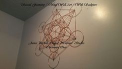Geometric Metal Wall Sculpture / Metal Wall Art / Copper Wall Art 4 small