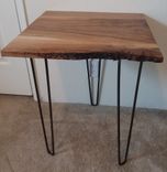 Live Edge Walnut End Table 5 small