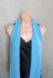 Crystal Blue Chiffon Scarf 2 small