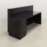 Modern Reception And Retail Desk - Dallas Straight Desk 5 small