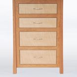 Modern Wardrobe Or Dresser For Bedroom With Drawers And Closet Space "River Rushes Wardrobe" 6 small