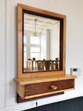 Entryway Mirror (Beech & Mahogany) 1 small