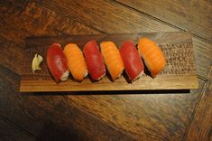 Hand Carved Sushi Tray 2 small