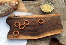 Solid Wood Cutting Or Serving Board, Charcuterie, Bread, Cheese 5 small