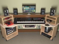 Studio Table, Music Production Desk, Music Instruments Stand 4 small