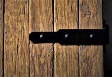 Old World Rustic Castle Gate; Hacienda, Ranch, Southwestern, Santa Fe Style Wood Entry Gates 4 small