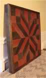 Red X Quilt Reclaimed Wood Wall Art 3 small