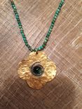 Green Tourmaline Cross 3 small