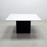 Square Shape Custom Conference Table, Engineered Stone Top - Aurora Meeting Table 1 small