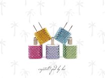 Crystallized Apple Wall Charger Outlet To Usb Genuine European Crystals - Any Color! 1 small