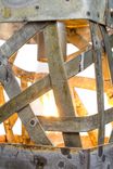 Wine Barrel Ring Pendant Light - Kotak - Made From Retired California Wine Barrel Rings 4 small