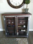 Industrial Wine Storage With Hidden Cabinet 2 small