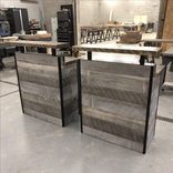 Barn Wood Reception Desk / Front Counter / Hostess Station 2 small