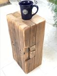 Reclaimed Beam Side Table 5 small