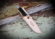 Custom Leather Knife Sheaths Made To Fit Your Knife. 3 small
