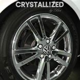 Volkswagen Vw Crystallized Car Wheel Center Caps Bling Genuine European Crystals Bedazzled 2 small