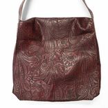 Limited Edition Florentine Embossed Leather Messenger bag 3 small