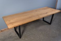 Live Edge Dining Room Table Made With White Oak 1 small