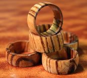 Wood Rings!  Custom Made To Order 4 small