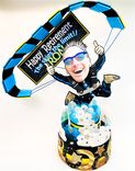 Skydiver Cake Topper For Adults, Retirement Or Birthday Skydiving Cake Topper 6 small