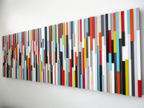 Abstract Painting, Wood Art, Wood Wall Art, Abstract Art, Modern Art, Modern Wood Art 4 small