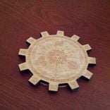 Legend Of Zelda Gate Of Time Baltic Birch Wood Laser Cut Coasters Set Of Six 3 small