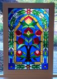 Stained Glass Window - Tree Of Immortality 1 small