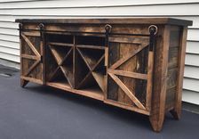 Wine Storage Dry Bar- Buffet Table -Serving Table 6 small