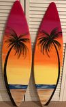 2ft Tall Wooden Surfboard Table Party Centerpiece Number Decoration 3 small