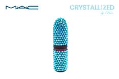 Crystallized Mac Lipstick Bling Makeup Genuine European Crystals Bedazzled Cosmetics 1 small