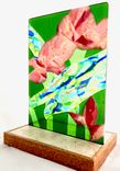 Fused Glass Table Sculpture -  Hero Torch 3 small