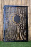 Decorative Steel Gate - Twisted Metal Art -  Sun And Moon - Garden Gate - Handmade 1 small