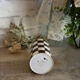 Black And White Checked Candle 5" Courtly Candle Led Battery Checkered Candle 3 small