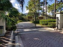 Aluminum Decorative Entry Gate Plaques 3 small