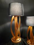 Cherry Spiral Table Lamps 3 small