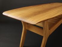 Noll Wide Body Danish Surfboard Coffee Table In Iroko (African Teak) 4 small