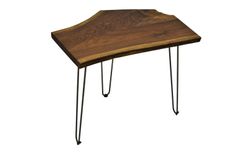 Walnut End Table, Wood Accent Table, Live Edge Side Table, Rustic End Table, Modern End Table 1 small