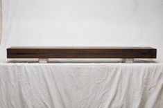 Walnut Mantel With Metal Inlay 2 small