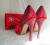 Custom Made Crystal Shoes 2 small