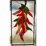 Red Hot Chili Peppers - Stained Glass Panel 1 small
