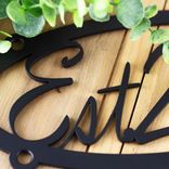 Personalized Family Established Metal Sign, Script Est Year Steel Plaque, Lake Cabin Establish Date Wall Decor, Custom Anniversary Gift 2 small