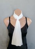 Ivory Chiffon Scarf 5 small