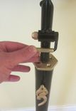Black Lacquer And Brass Music Stand 6 small