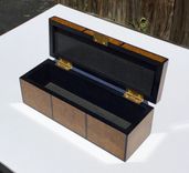 Burl And Shagreen Jewelry/Watch Box 2 small