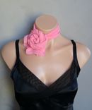 Pink Chiffon Scarf 3 small
