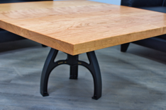 Square Wood Coffee Table, Square Farmhouse Coffee Table, Rustic Coffee Table, Large, Solid Wood 4 small