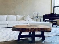 Wood Slab Live Edge Coffee Table 1 small