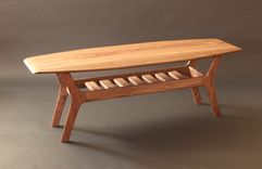 Spicoli Danish Surfboard Coffee Table In Walnut 2 small